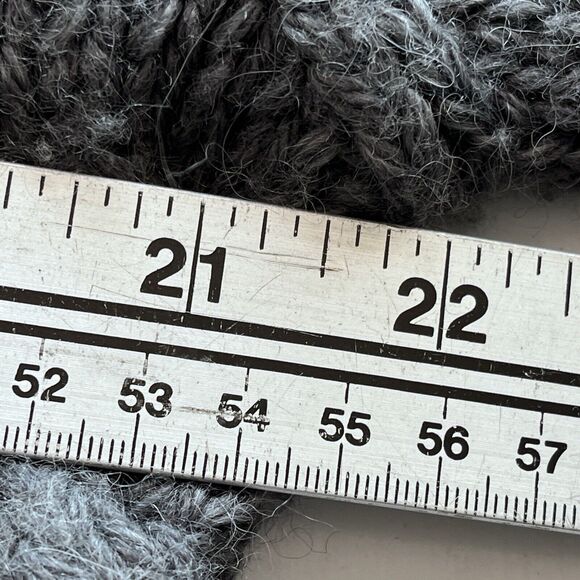 Ann Taylor Loft Womens Cardigan Sweater SZ S Wool Alpaca Blend Grey Cable Knit - Picture 8 of 9